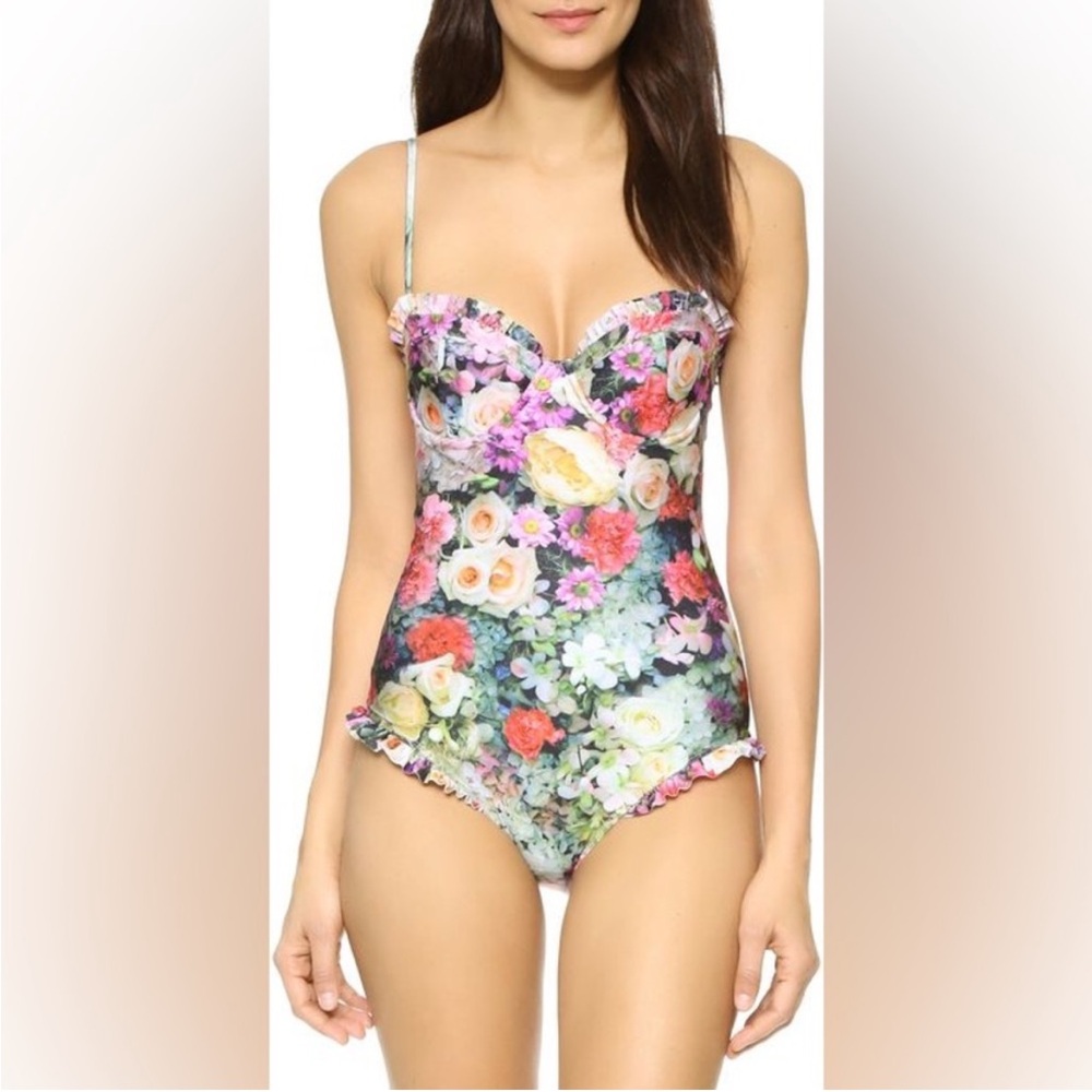SOLD Fairy Wall Ruffle One Piece Swimsuit